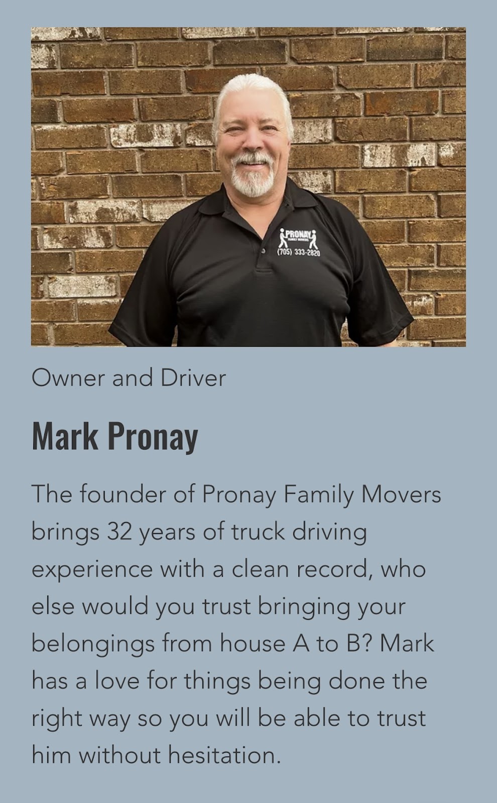 Pronay Family Movers | 1531 Rankin Way, Innisfil, ON L9S 0C6, Canada | Phone: (705) 333-2820