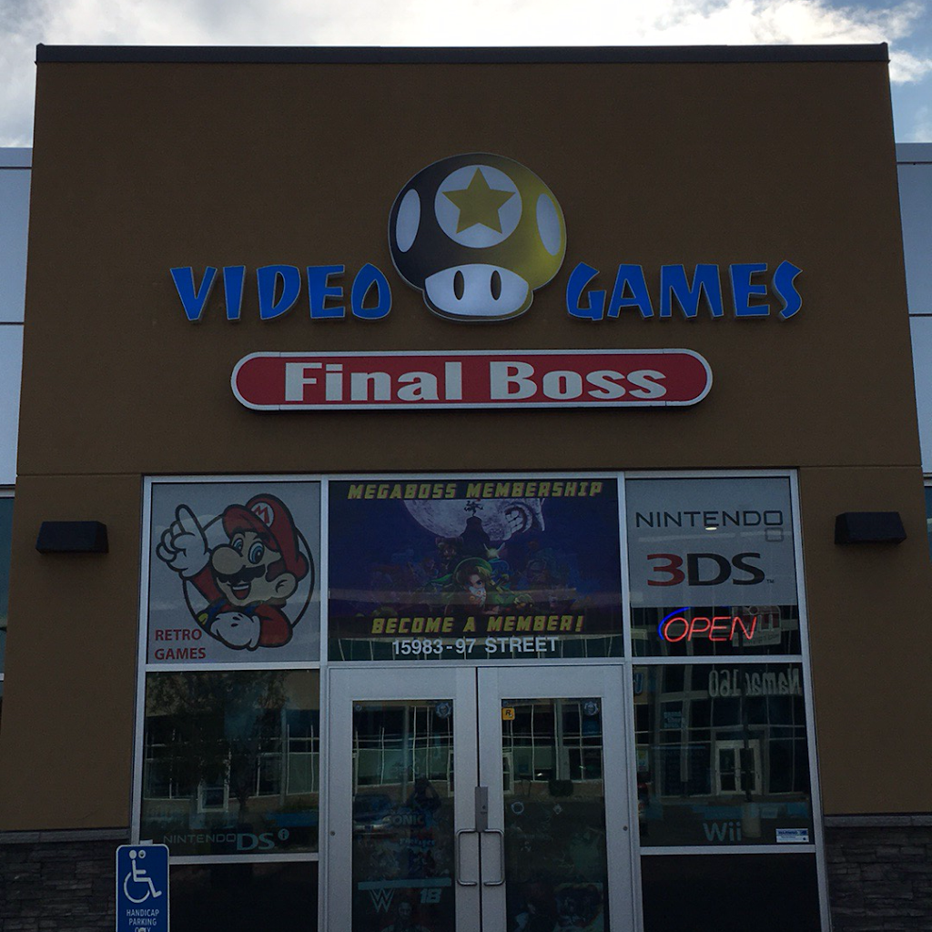 Final Boss Video Games | 15983 97 St NW, Edmonton, AB T5X 0C7, Canada | Phone: (780) 457-3373