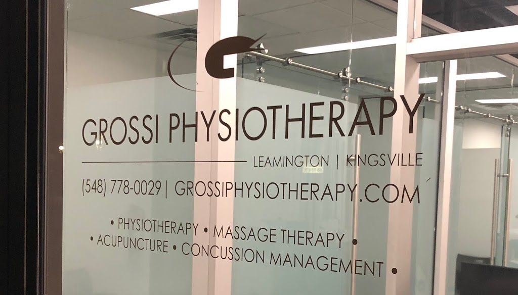 Grossi Physiotherapy - Leamington | 204 Talbot St W, Leamington, ON N8H 1P1, Canada | Phone: (519) 322-5588