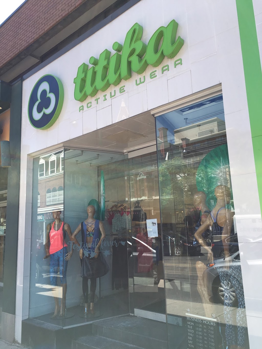 Titika Active Couture | 357 Queen St W, Toronto, ON M5V 2A4, Canada | Phone: (416) 977-6686