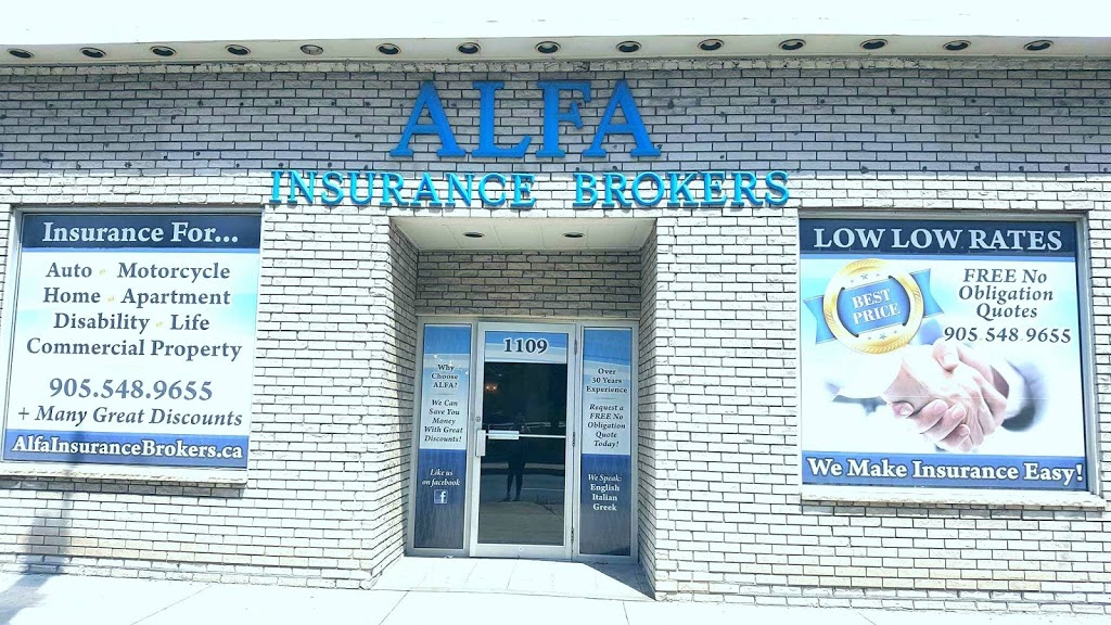 ALFA Insurance Brokers | 1109 Main St E unit 1, Hamilton, ON L8M 1N7, Canada | Phone: (905) 548-9655