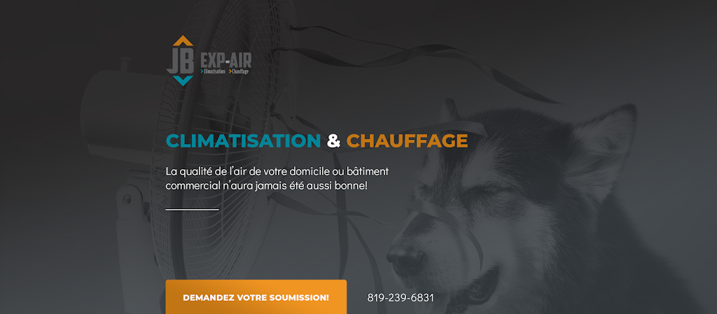 JB Exp-Air - Climatisation - Chauffage | 128 Rue du Cardinal, Sherbrooke, QC J1R 0M1, Canada | Phone: (819) 239-6831