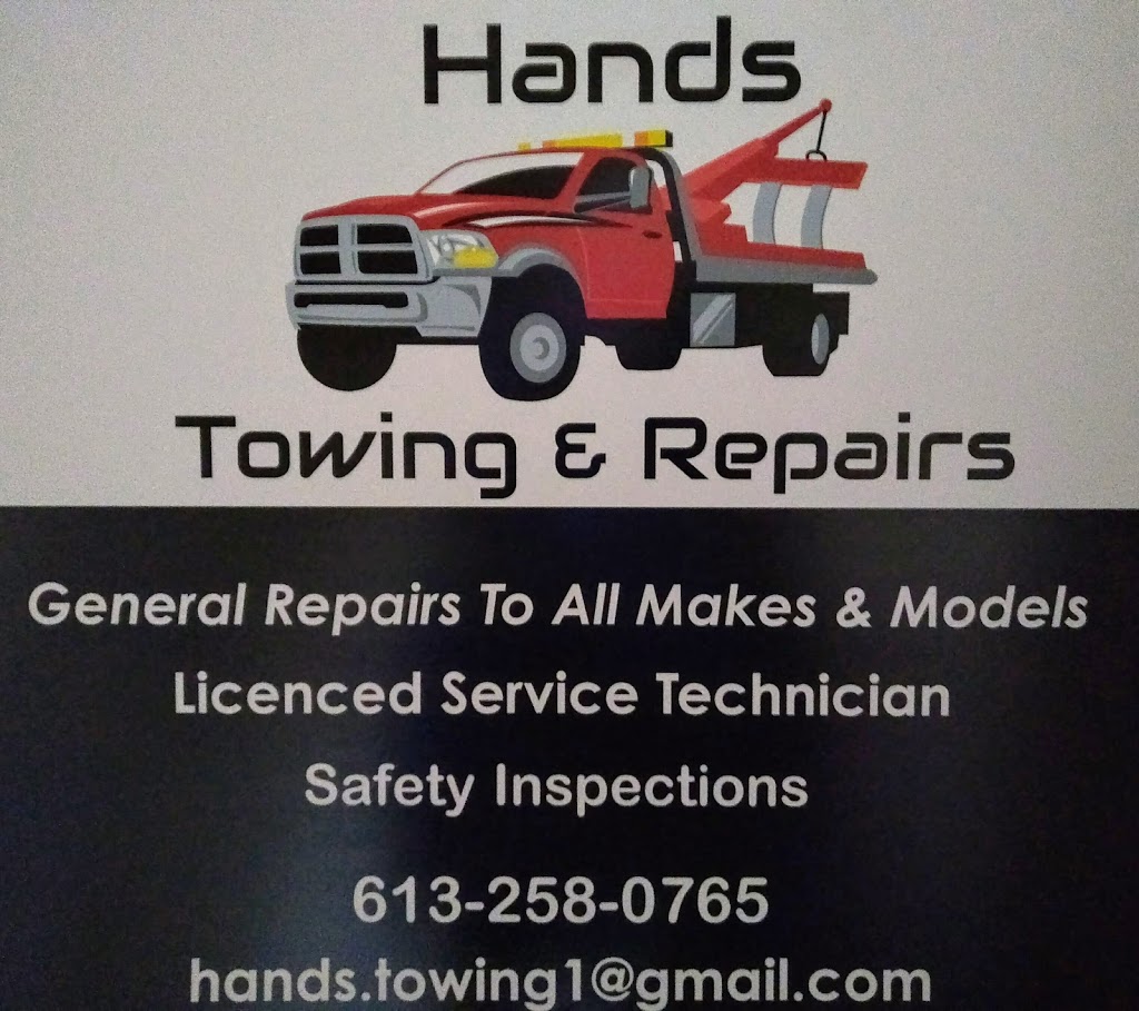 Hands Towing & Repair | 107 Elvira St E, Kemptville, ON K0G 1J0, Canada | Phone: (613) 258-0765