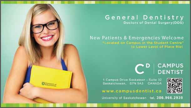 Campus Dentist | 1 Campus Dr #32, Saskatoon, SK S7N 5A3, Canada | Phone: (306) 500-6550