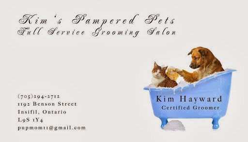 Kims Pampered Pets | 1192 Benson St, Innisfil, ON L9S 1Y4, Canada | Phone: (705) 294-2712