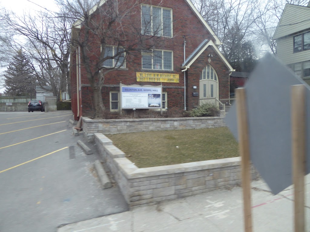 Eglinton Avenue Gospel Hall | 503 Eglinton Av E, Toronto, ON M4P 1N4, Canada | Phone: (416) 322-6161