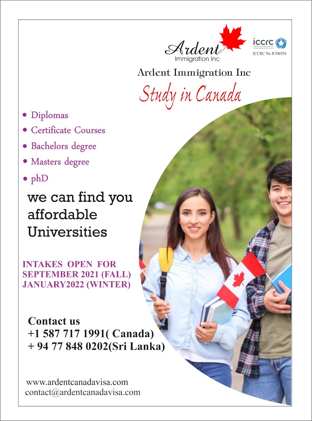 Ardent Immigration | 247 Covecreek Cir NE, Calgary, AB T3K 0W6, Canada | Phone: (587) 717-1991