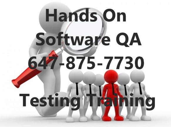 SOFTWARE QA TRAINING CENTER | 10495 Keele St UNIT 2, Maple, ON L6A 3Y9, Canada | Phone: (647) 875-7730