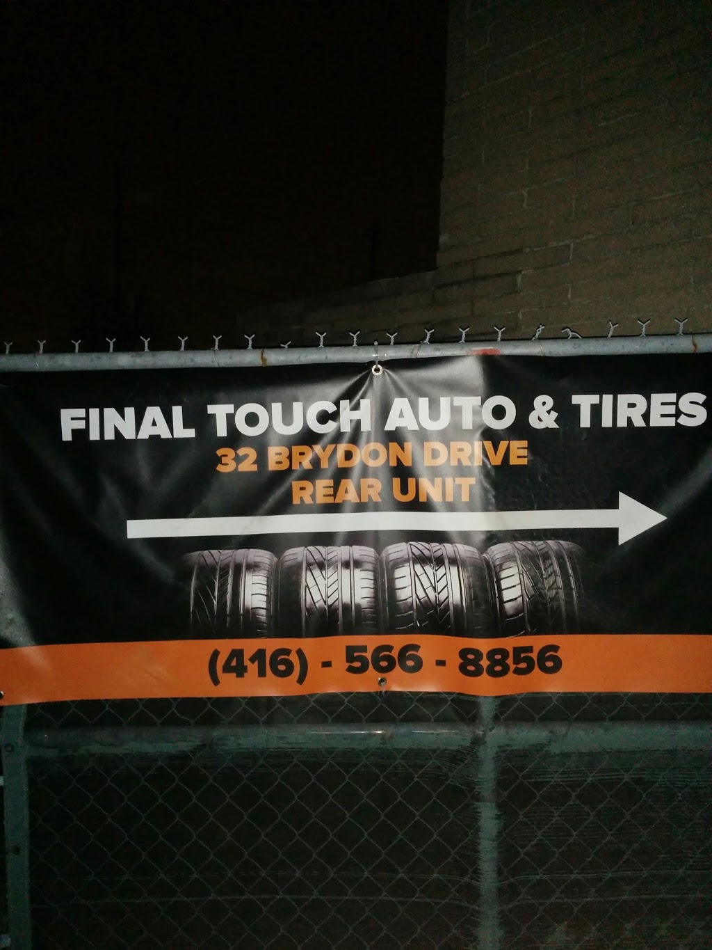 Final Touch Auto And Tires | 32 Brydon Dr, Etobicoke, ON M9W 4N2, Canada | Phone: (416) 566-8856