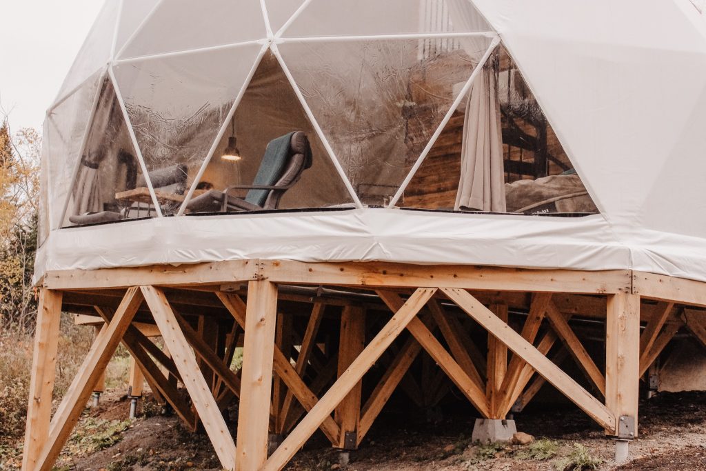 Cove Dome Glamping | 229 Cove Rd, Moncton, NB E4V 1Y2, Canada | Phone: (506) 227-9523