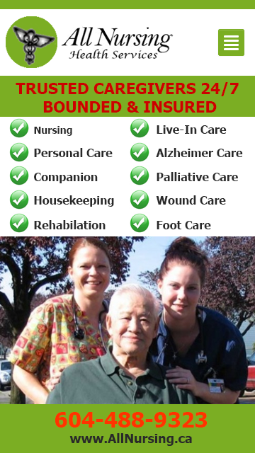 All Nursing Health Care Services Inc | 200-4170 Still Creek Dr, Burnaby, BC V5C 6C6, Canada | Phone: (604) 488-9323