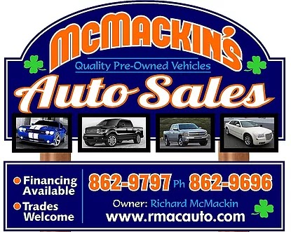 McMackin Auto Sales | 9 Smith St, Petitcodiac, NB E4Z 4P5, Canada | Phone: (506) 862-9797