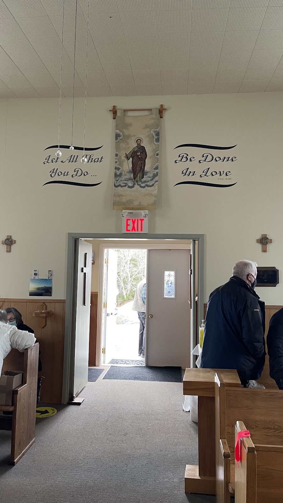 St Paul Roman Catholic Church | 8033 Marine Dr, Moser River, NS B0J 2K0, Canada | Phone: (902) 783-2631