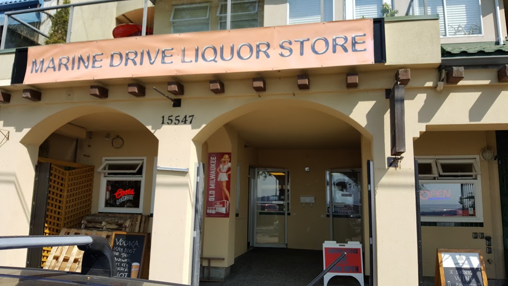 Marine Drive Liquor Store | 15547 Marine Dr, White Rock, BC V4B 1C9, Canada | Phone: (604) 385-1483