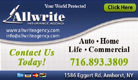 Allwrite Insurance | 1586 Eggert Rd, Buffalo, NY 14226, USA | Phone: (716) 893-3809
