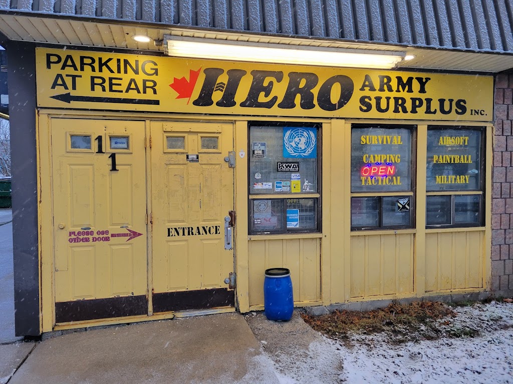 Hero Army Surplus | 1240 Phillip Murray Ave, Oshawa, ON L1J 6Z9, Canada | Phone: (647) 986-9564