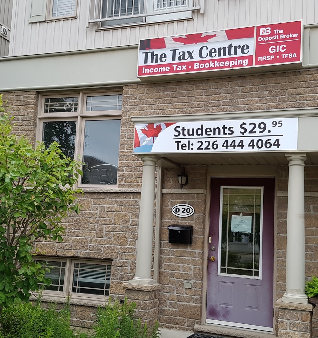 The Tax Centre | 619 Wild Ginger Ave D20, Waterloo, ON N2V 2X1, Canada | Phone: (226) 444-4064