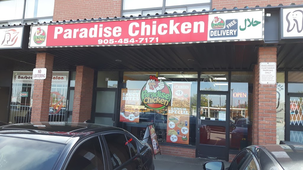 Paradise Chicken | 53 Kennedy Rd N, Brampton, ON L6V 1X6, Canada | Phone: (905) 454-7171