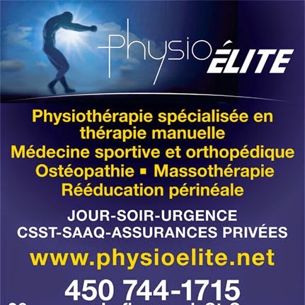 Physio Élite St-Sauveur | 26 Avenue Lafleur S, Saint-Sauveur, QC J0R 1R0, Canada | Phone: (450) 744-1715