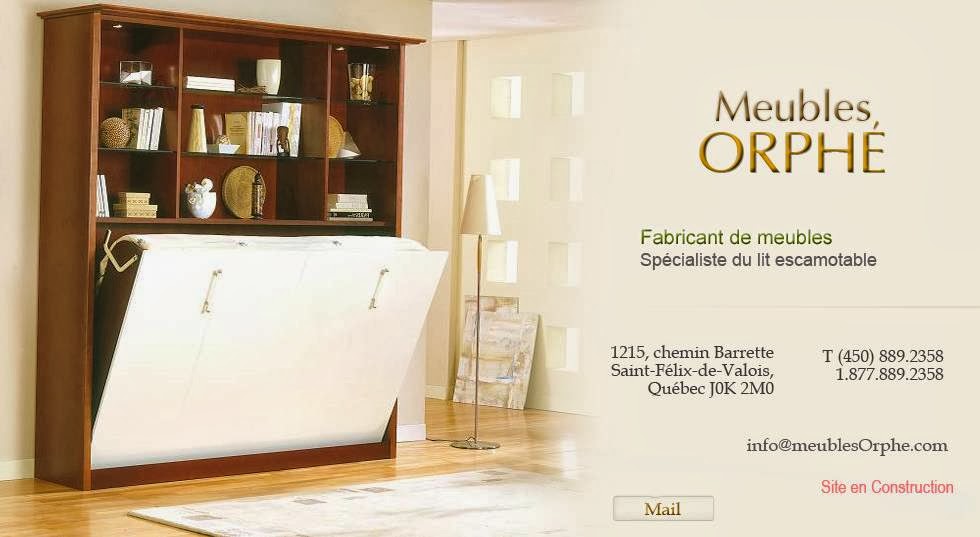 Meubles Orphé | 1215 Chemin Barrette, Saint-Félix-de-Valois, QC J0K 2M0, Canada | Phone: (450) 924-1042