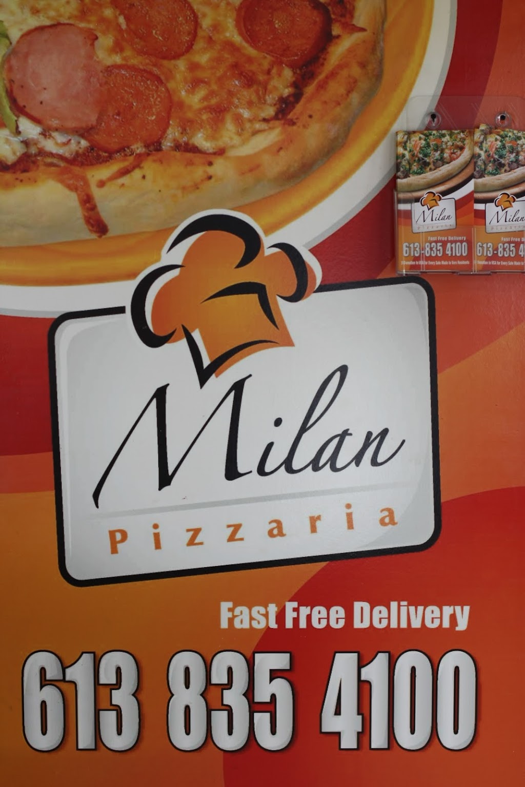 Milan Pizzaria | 5834 Rockdale Road, Vars, ON K0A 3H0, Canada | Phone: (613) 835-4100