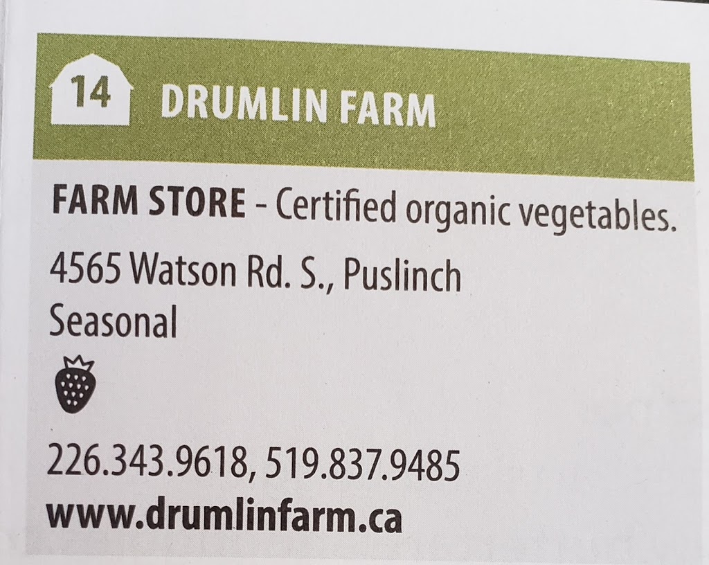 Drumlin Farm | 4565 Watson Rd S, Puslinch, ON N0B 2J0, Canada | Phone: (226) 343-9618