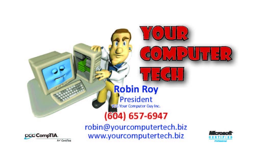 Your Computer Tech | 20117 50 Ave, Langley City, BC V3A 3S8, Canada | Phone: (604) 657-6947