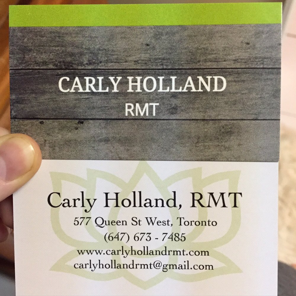 Carly Holland RMT | Within Laneway Wellness, 307 Roncesvalles Ave, Toronto, ON M6R 2M6, Canada | Phone: (647) 673-7485
