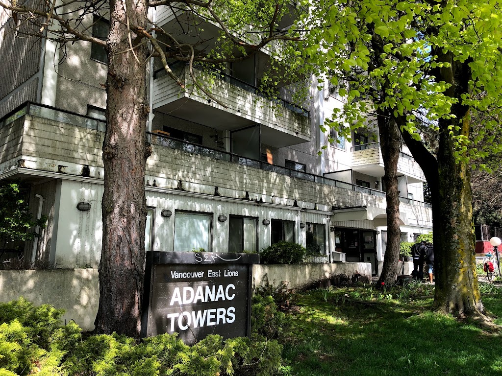 Adanac Towers | 1717 Adanac St, Vancouver, BC V5L 4Y9, Canada | Phone: (604) 255-6656