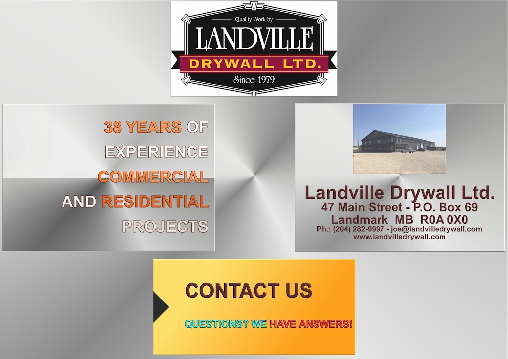 Landville Drywall Ltd | 47 Main Street, Landmark, MB R0A 0X0, Canada | Phone: (204) 282-9997