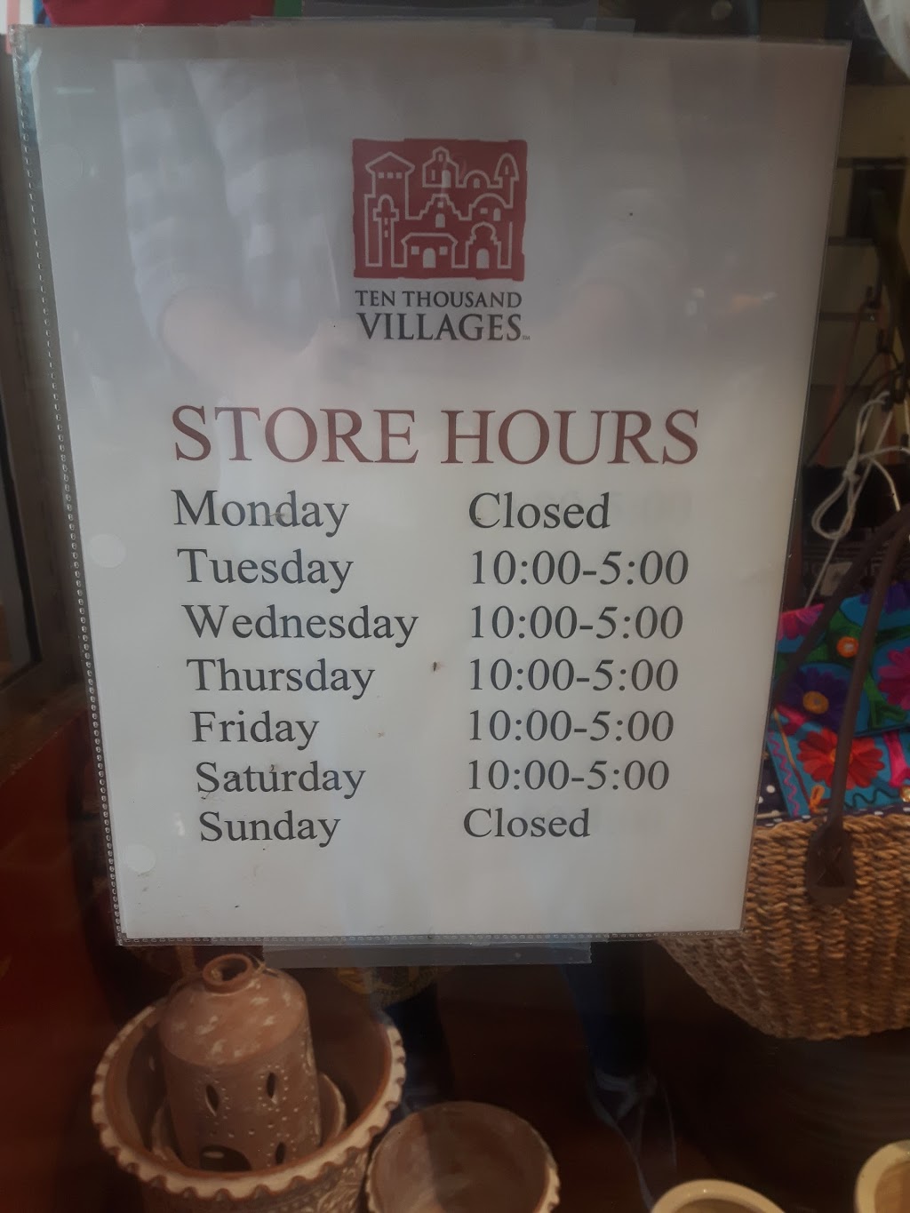 Ten Thousand Villages | 7 Clarence St, Port Colborne, ON L3K 3E7, Canada | Phone: (905) 834-6292
