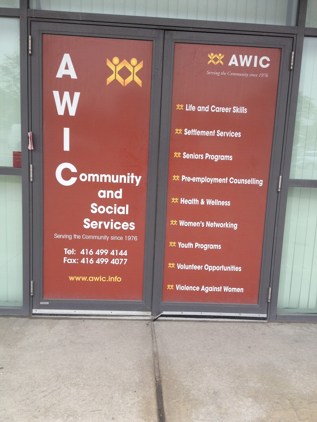 AWIC Community and Social Services | 3268 Finch Ave E Unit 2, Scarborough, ON M1W 3P7, Canada | Phone: (416) 499-4144