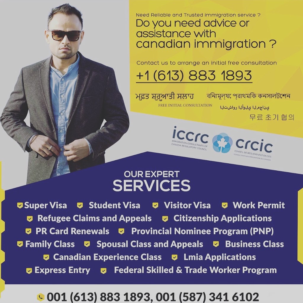 New-Can Immigration & Educational Services Inc. | 3771 Spratt Rd #2, Ottawa, ON K1V 2P3, Canada | Phone: (613) 883-1893