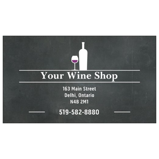 Your Wine Shop | 163 Main Street of Delhi, Delhi, ON N4B 2M1, Canada | Phone: (519) 582-8880