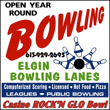 Elgin Bowling Lanes | 15 Church St, Elgin, ON K0G 1E0, Canada | Phone: (613) 929-2695
