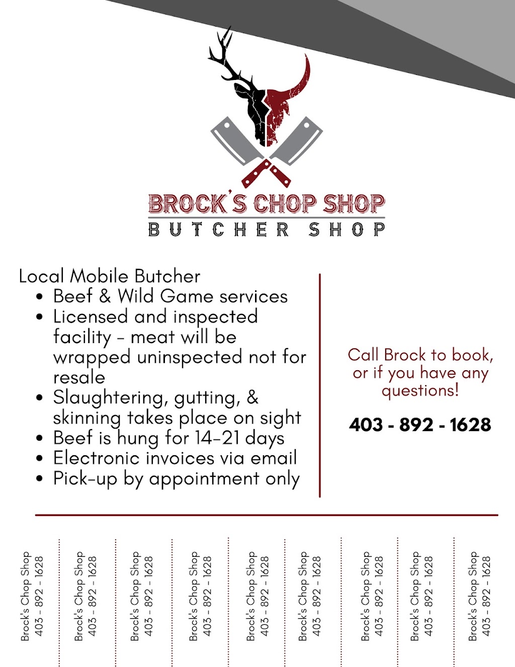 Brock’s Chop Shop | 776 2 Ave E, Cardston, AB T0K 0K0, Canada | Phone: (403) 892-1628