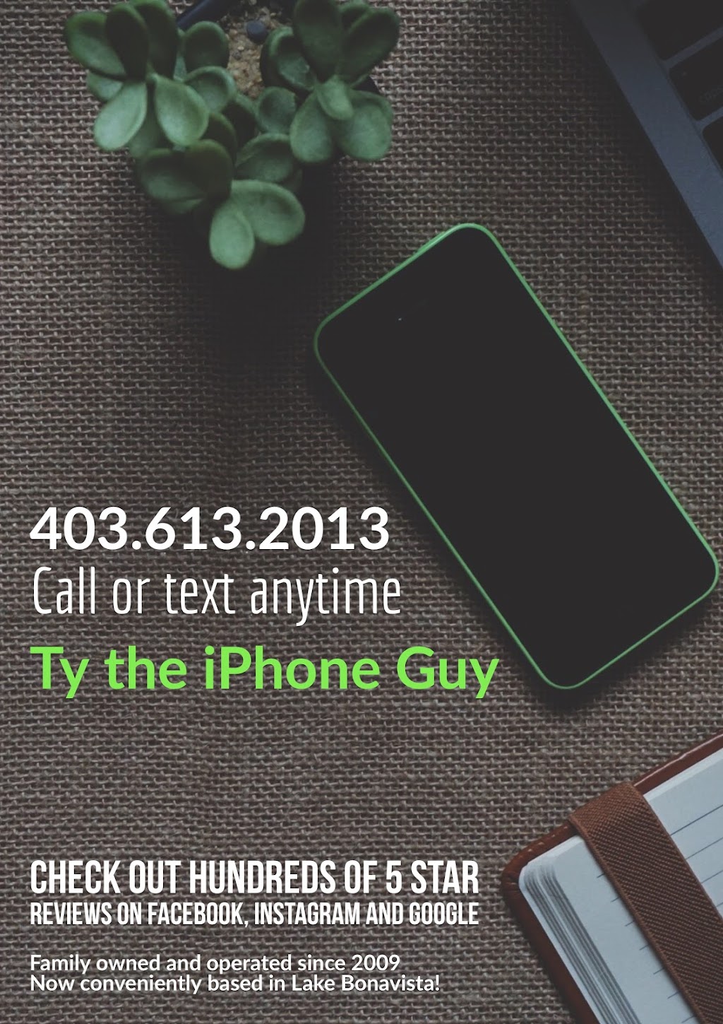 Ty the iPhone Guy | By Appointment, 70 Queen Anne Close SE, Calgary, AB T2J 6E5, Canada | Phone: (403) 613-2013