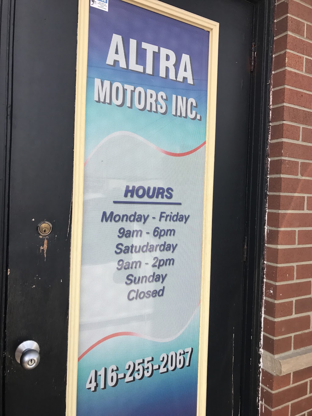 Altra Motors | 12 Belvia Rd, Etobicoke, ON M8W 3R3, Canada | Phone: (416) 255-2067