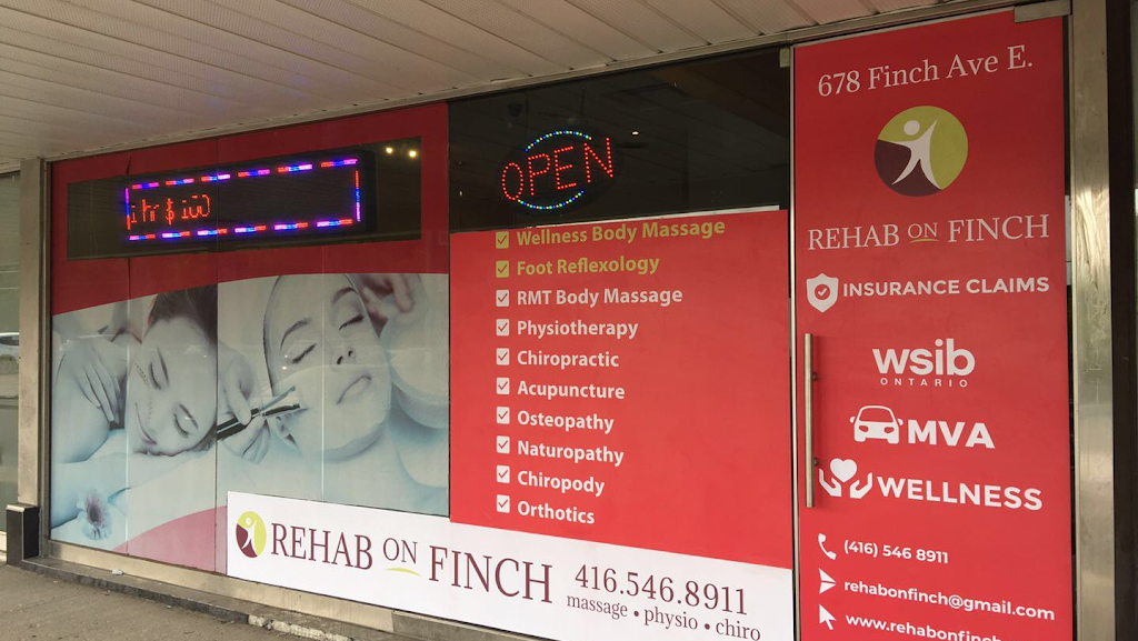 Rehab On Finch | 678 Finch Ave E, North York, ON M2K 2E6, Canada | Phone: (416) 546-8911