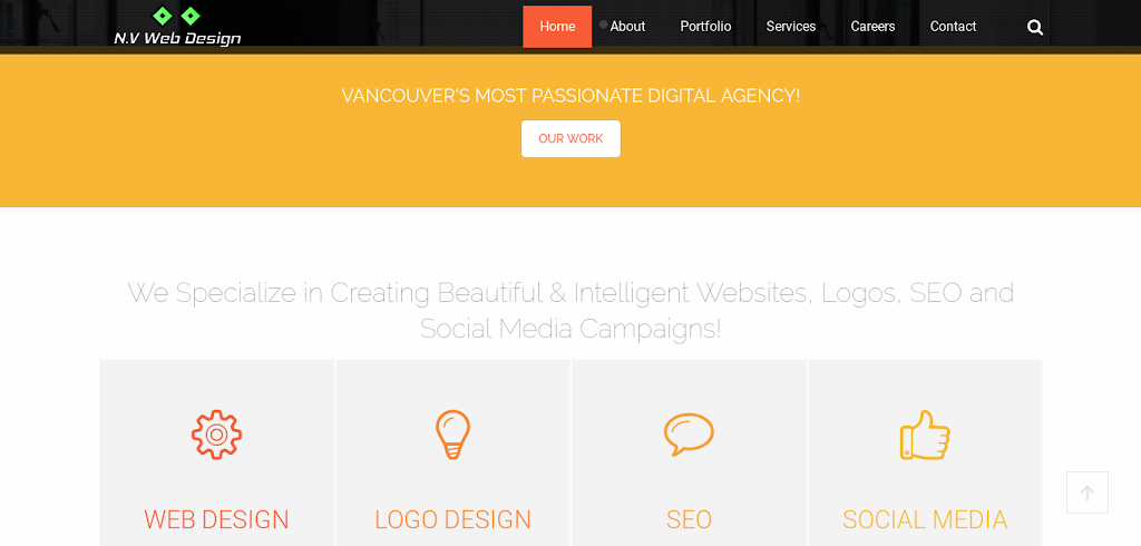 N.V Web Design | 658 E 3rd St, North Vancouver, BC V7L 1G7, Canada | Phone: (778) 316-2998