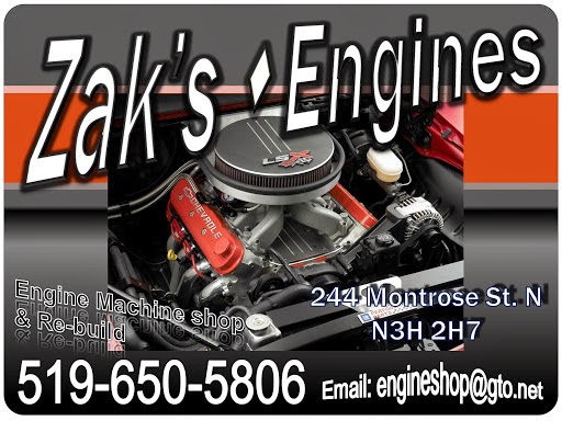 Zaks Engines | 244 Montrose St N, Cambridge, ON N3H 2H7, Canada | Phone: (519) 650-5806
