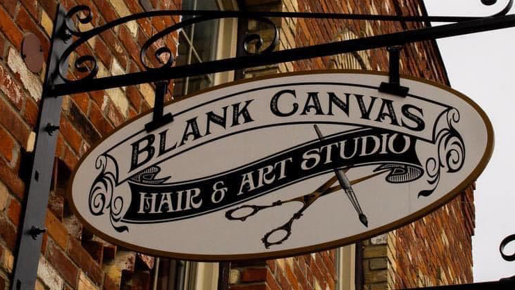 Blank Canvas Hair & Art Studio | 12 King St E, Millbrook, ON L0A 1G0, Canada | Phone: (705) 991-2887