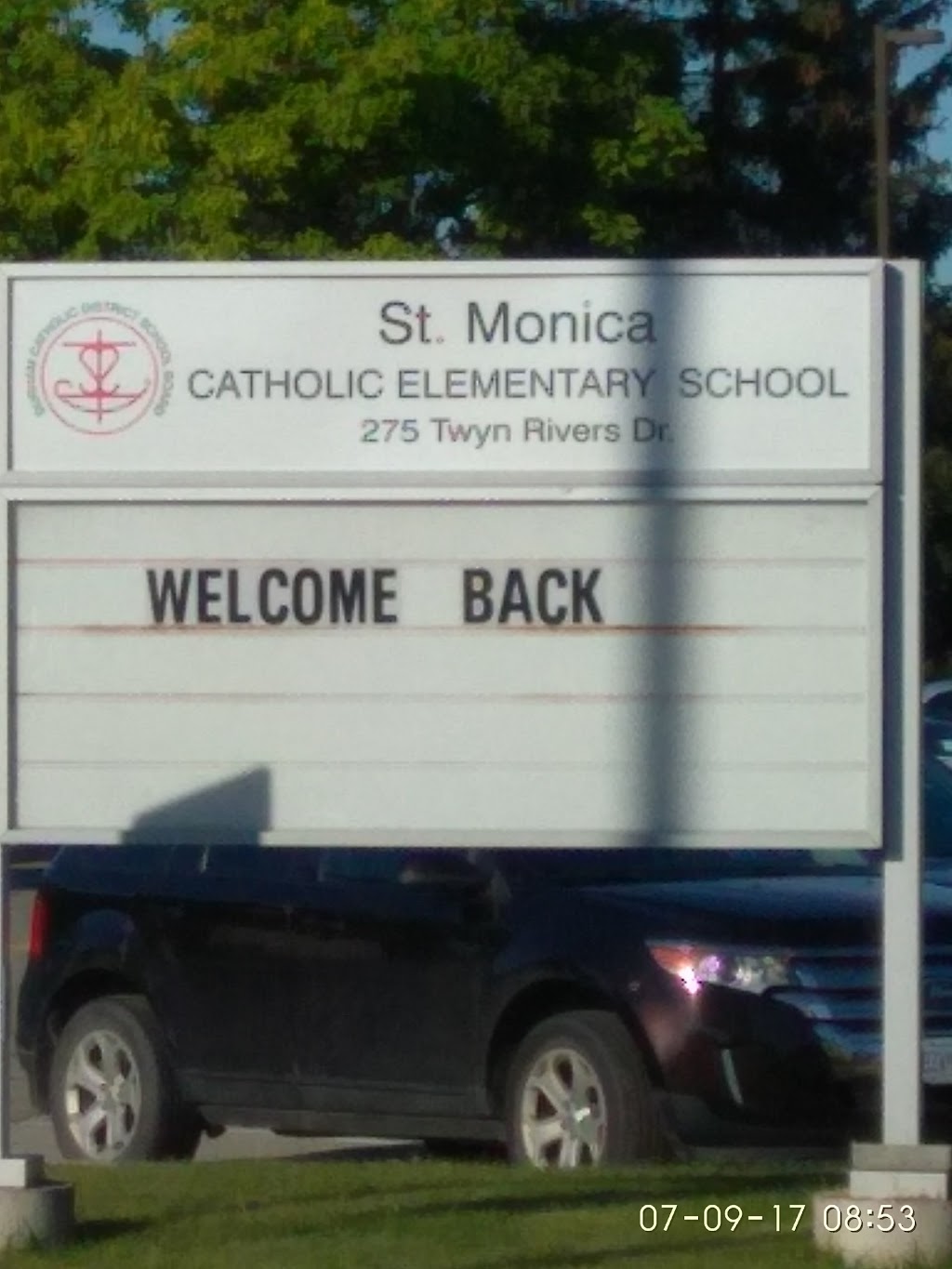 St Monica Catholic School | 275 Twyn Rivers Dr, Pickering, ON L1V 1E3, Canada | Phone: (905) 509-6691