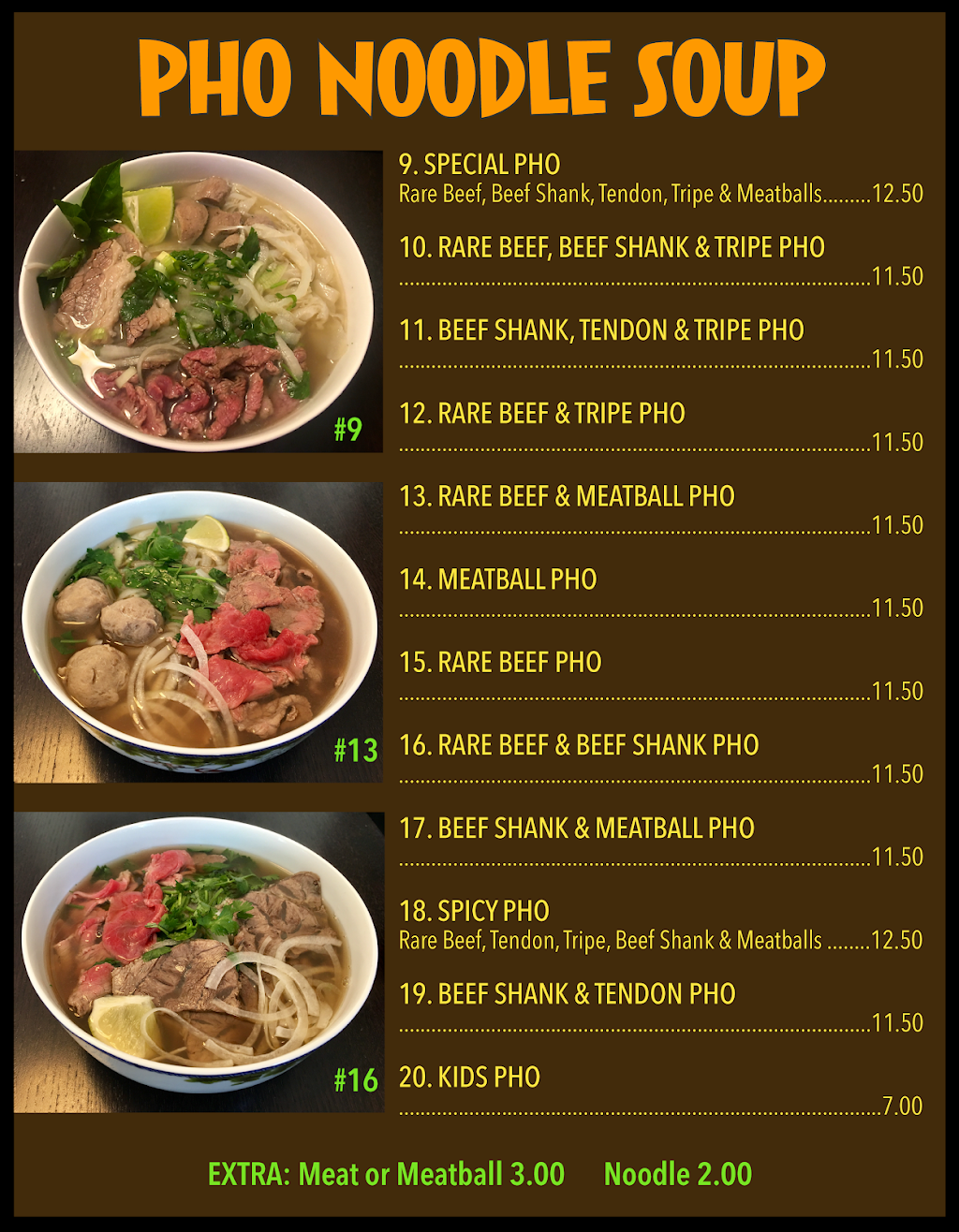 Pho & Wok | 102-1517 Admirals Rd, Victoria, BC V9A 2P8, Canada | Phone: (778) 406-2223