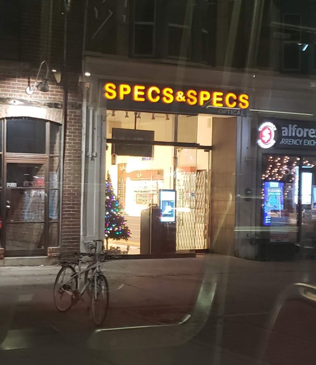 Specs & Specs Optical | 292 Queen St W, Toronto, ON M5V 2A1, Canada | Phone: (416) 979-3937