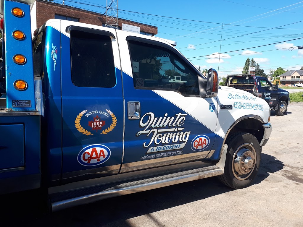 Quinte Towing and Recovery Ltd - Towing Company Belleville | 487 Dundas St W, Belleville, ON K8P 1B6, Canada | Phone: (613) 966-5768