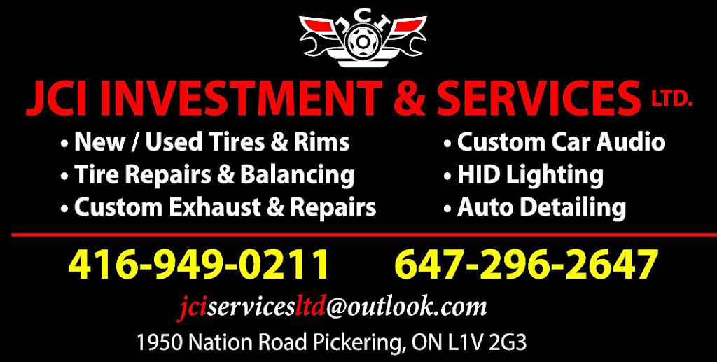 JCI Investment And Services Ltd. | 1950 Notion Rd, Pickering, ON L1V 6G8, Canada | Phone: (416) 949-0211