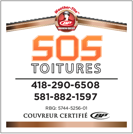 Constructions CLS et SoS Toitures | 309 Rue Saint-Émile, Chicoutimi, QC G7G 2L3, Canada | Phone: (418) 290-6508