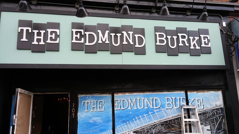 The Edmund Burke | 107 Danforth Ave, Toronto, ON M4K 1N2, Canada | Phone: (416) 466-7600