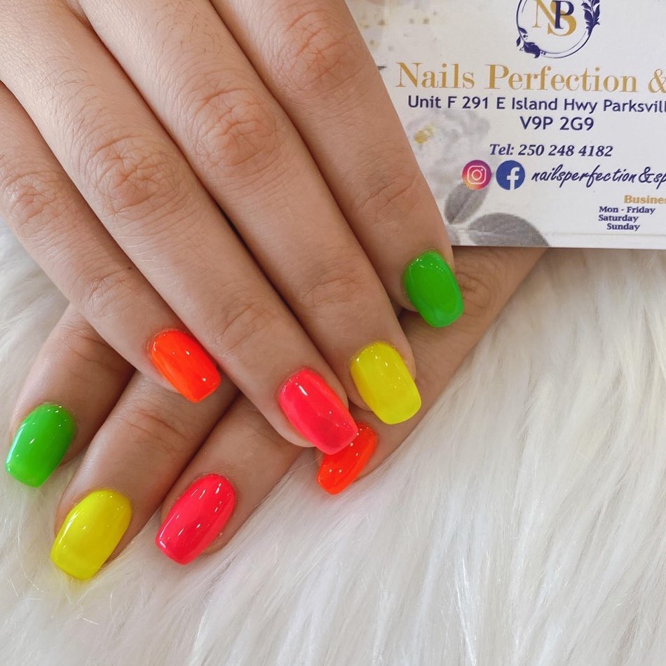 Nails Perfection & Spa | 291 Island Hwy E Unit F, Parksville, BC V9P 2G9, Canada | Phone: (250) 248-4182